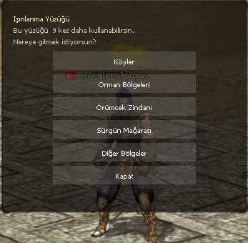 FarquesSF - Işınlanma Yüzüğü